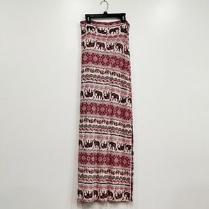 Rue21 Women's Long Elephant Skirt